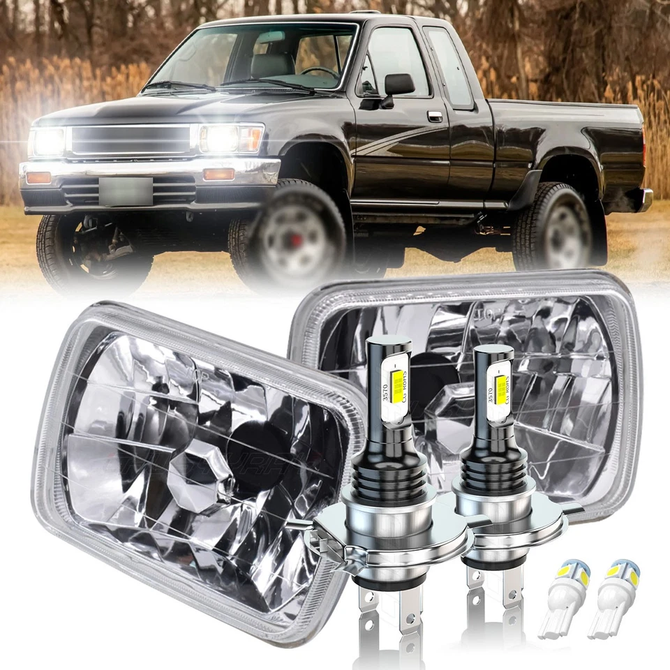 Faro LED 5x7" 7x6" haz alto bajo apto para camioneta Toyota 1982-1995 4Runner Foto 1 de 4