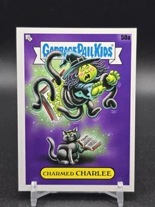 Charmed Charlie 50a Topps 2022 Garbage Pail Kids GPK Book Worms - Picture 1 of 2