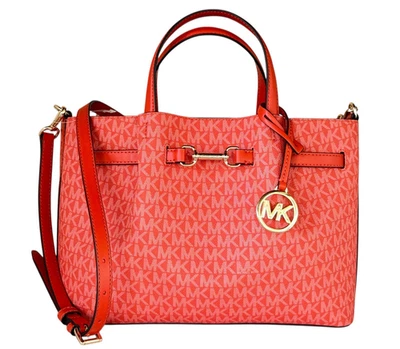 Bolso Bandolera Michael Kors Carson Mediano Cartera de Hombro MK Rojo Arcilla Multi Foto 1 de 4