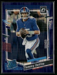 2023 Donruss Optic #280 Tommy DeVito Purple Shock - Picture 1 of 2