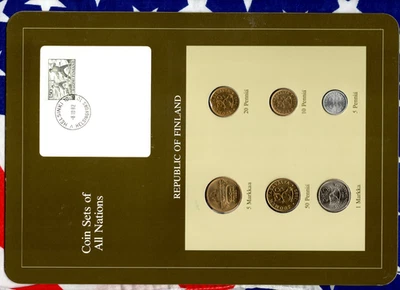 Coin Sets of All Nations Finland all 1982 UNC 1,5 Markkaa - Image 1 of 2