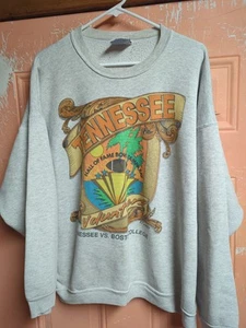 TENNESSEE VOLUNTEERS Vols Sweatshirt Hall Of Fame Bowl 1993 VINTAGE XL / XXL - Picture 1 of 8