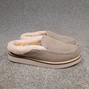 Sanuk Cozy Vibe X Grateful Dead SM Beige Slippers Shoes Women Size 7 1130275 - Picture 1 of 13