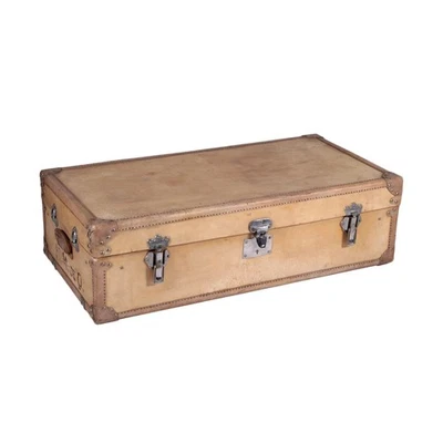 Vintage Au Depart Trunk Letaher France 1920s-1930s - Image 1 of 4