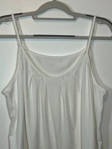 Women's Sleeveless Tank Top Pleated Flowy Casual Tunic Cami Top  Size XXL - Picture 1 of 8