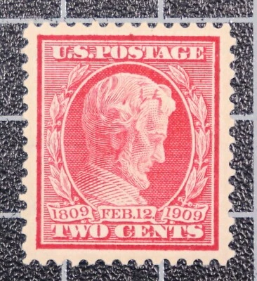 Scott 367 2 Cents Lincoln MNH PSE Cert Grade 95  Plate # Single SCV - $130.00 - Image 1 of 3