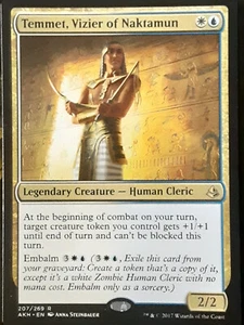 Temmet Visir de Naktamun, Amonkhet, casi como nuevo, Magic The Gathering, envío gratuito - Imagen 1 de 3