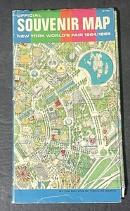 Offizielle Souvenirkarte New York Weltausstellung 1964-1965 - Bild 1 von 24