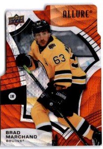 2021-22 Upper Deck Allure Orange Slice Die Cut #37 BRAD MARCHAND  Bruins 