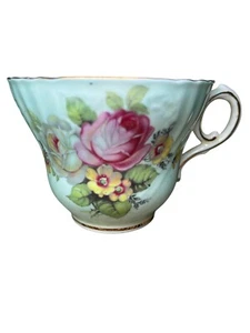 Paragon Pink Rose Bone China Teacup England H.M. The Queen & H.M. Queen Mary P - Picture 1 of 12