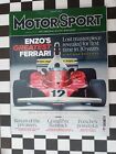 Motor Sport Magazine Aug 2020 ENZO'S Greatest Ferrari, F1 Picture Exclusive