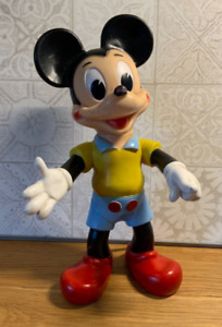 Micky Maus Figur von 1962 Walt Disney aus Gummi 37cm