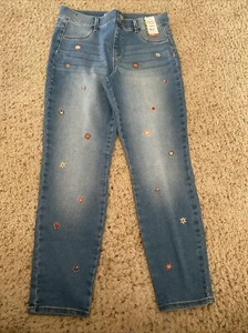Wonder Nation Girls Fashion Embroidered Design Jeggings, Size XL (14-16) Plus - Picture 1 of 3