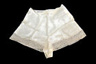 Rare Vintage Alida Ivory Satin Panties Lace Side Opening Sz 28 Unworn!!!