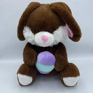 Animal Adventure brauner Plüschhase Hase hält lila Ei - Bild 1 von 8