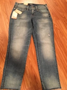Damen Jeans Capri Silber Größe 27 Neu! - Bild 1 von 8
