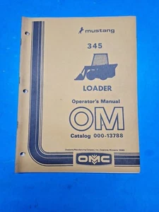 Mustang 345 Loader Operators Manual - Picture 1 of 2