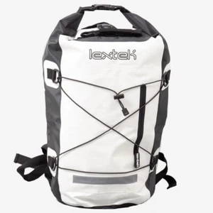 Lextek Impermeable Bolso Seco BLANCO Mochila 30L Motocicleta Bicicleta Scooter - Imagen 1 de 5
