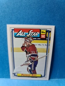 PATRICK ROY🏆1992 Topps Picture Cards #263 "ALL STAR" NHL HOCKEY Card🏆FREE POST - Picture 1 of 2