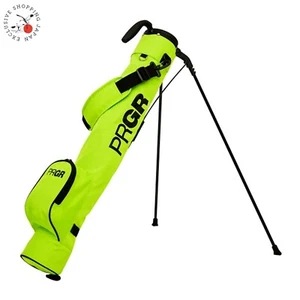 PRGR Golf Carry Pencil Stand Sunday Bag Hold 4-5 Clubs 47inch 2023 Light Green - Picture 1 of 5