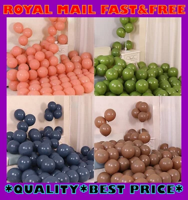 10-дюймовые ретро винтажные латексные воздушные шары жемчужный воздушный шар с днем рождения вечеринкой свадьбой Великобритания - Изображение 1 из 4