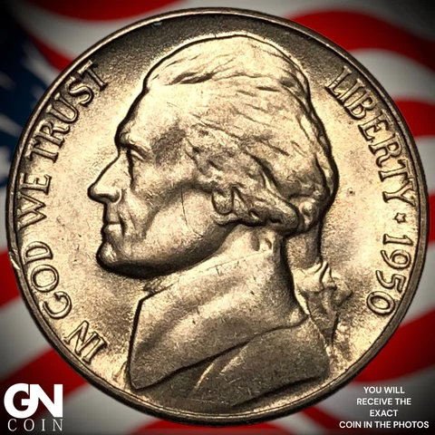 1950 D Jefferson Nickel  Q7561 Cover