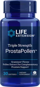 TWO PACK SALE Life Extension Triple Strength ProstaPollen 30 gels TAKE OFF $6 - Picture 1 of 2