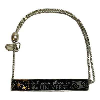 Pulseira de prata esterlina 925 Alex and Ani Disney Find Your Place 6-8 polegadas - Imagem 1 de 4