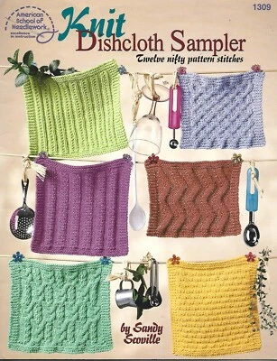 Muestreador de paño de cocina - Folleto de instrucciones de tejido Foto 1 de 2