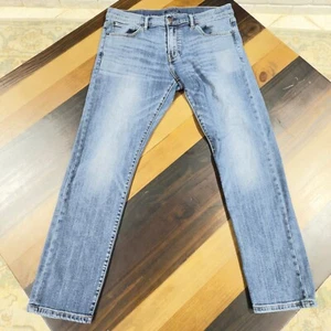 Pantalones de mezclilla para hombre Lucky Brand talla 34x30 azul blanco lavado - Imagen 1 de 14