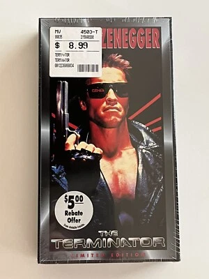 1998 The Terminator Limited Edition SEALED Original VHS Tape Hi-Fi Artisan VTG - Image 1 of 4