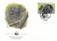 (120118) Gorilla WWF Rwanda FDC 1985