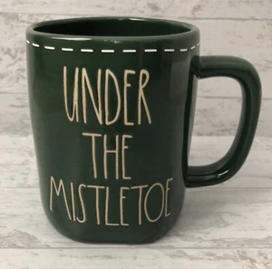 Rae Dunn Artisan Collection by Magenta UNDER THE MISTLETOE With Stitches *NEW* - Picture 1 of 7