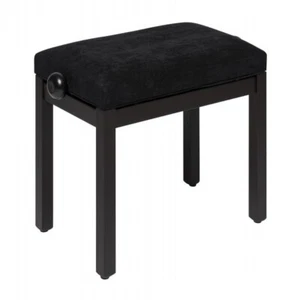 STAGG PB36 RWM VBK ❘ Pianobank ❘ Samtbezug ❘ piano bench ❘ black velvet top - Bild 1 von 1