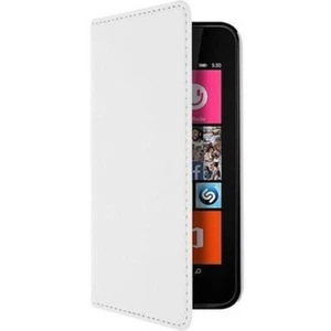 ETUI FOLIO A RABAT NOKIA LUMIA 530 BLANC ECO-CUIR (PU) - Photo 1 sur 1