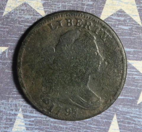 1797 DRAPED BUST LARGE CENT COLLECTOR COIN, FREE SHIPPING Cover