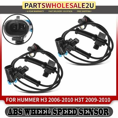 2x Rear Side ABS Wheel Speed Sensor for Hummer H3 2006-2010 H3T 2009-2010 - Image 1 of 4