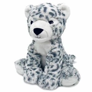 Acogedor leopardo de las nieves de felpa de 13" WARMIES - Imagen 1 de 1