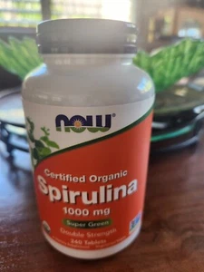 Certified Organic Spirulina 1000 mg 240 tablets Double Strength - Picture 1 of 3
