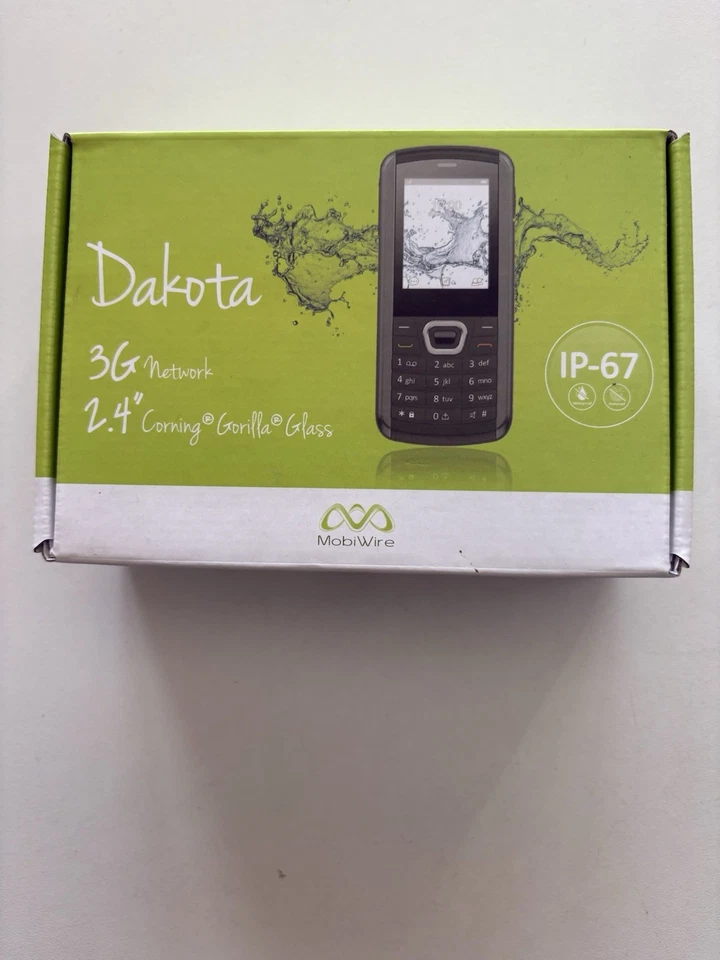 Mobiwire Dakota Tough Mobile Phone LOCKED 3g/2g, IP67 Dust Waterproof - Image 1 of 4