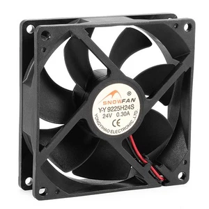 92mmx92mmx25mm 24V DC Cooling Fan Long Life HY Bearing Computer Case Fan - Photo 1/7