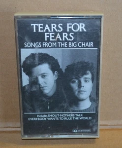 Tears For Fears Songs From The Big Chair 1985 Vintage Cassette - Imagen 1 de 3