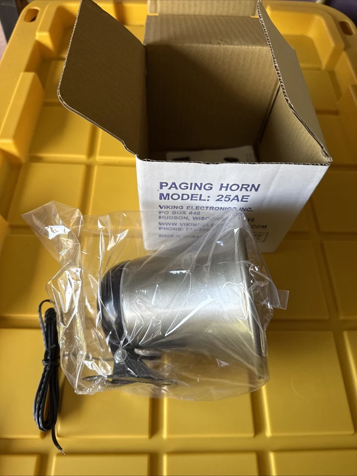 Viking Electronics Modelo25 AE 5" bocina de paginación, nueva en caja (L CB) Foto 1 de 1