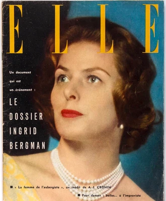 INGRID BERGMAN Sophie Grandval Byzantine dollhouse TINTIN IN TIBET Elle magazine - Image 1 of 4