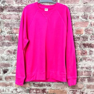 J.Crew Sportswear 100% Cotton Hot Pink Jersey Long Sleeve Sweatshirt - Bild 1 von 7
