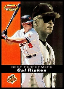 2000 Bowman's Best Cal Ripken #91 Baltimore Orioles Best Performers HOF Insert - Picture 1 of 2