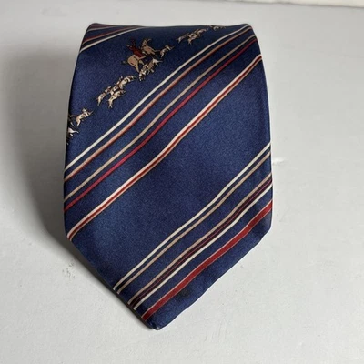 Corbata Cerruti CXIII Azul Marino Importada Seda Italiana Cuello Foto 1 de 4