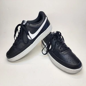 Mens Size 8 Nike Court Vision Low Black White Athletic Sneakers DH2987-001 - Picture 1 of 9