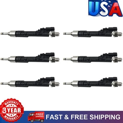 Juego de 6 inyectores de combustible aptos para BMW X3 y X6 3,0 L L6 turboalimentado 2011 2012 2013 Foto 1 de 4