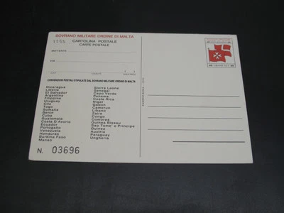 Tarjeta postal Soberana Orden Militar de Malta como nueva *1253 Foto 1 de 2